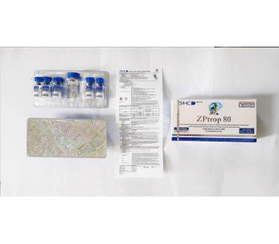 Compre ZPtropin (HGH) 5 frascos 16IU / kit frasco 80iu + 12ml BacWater