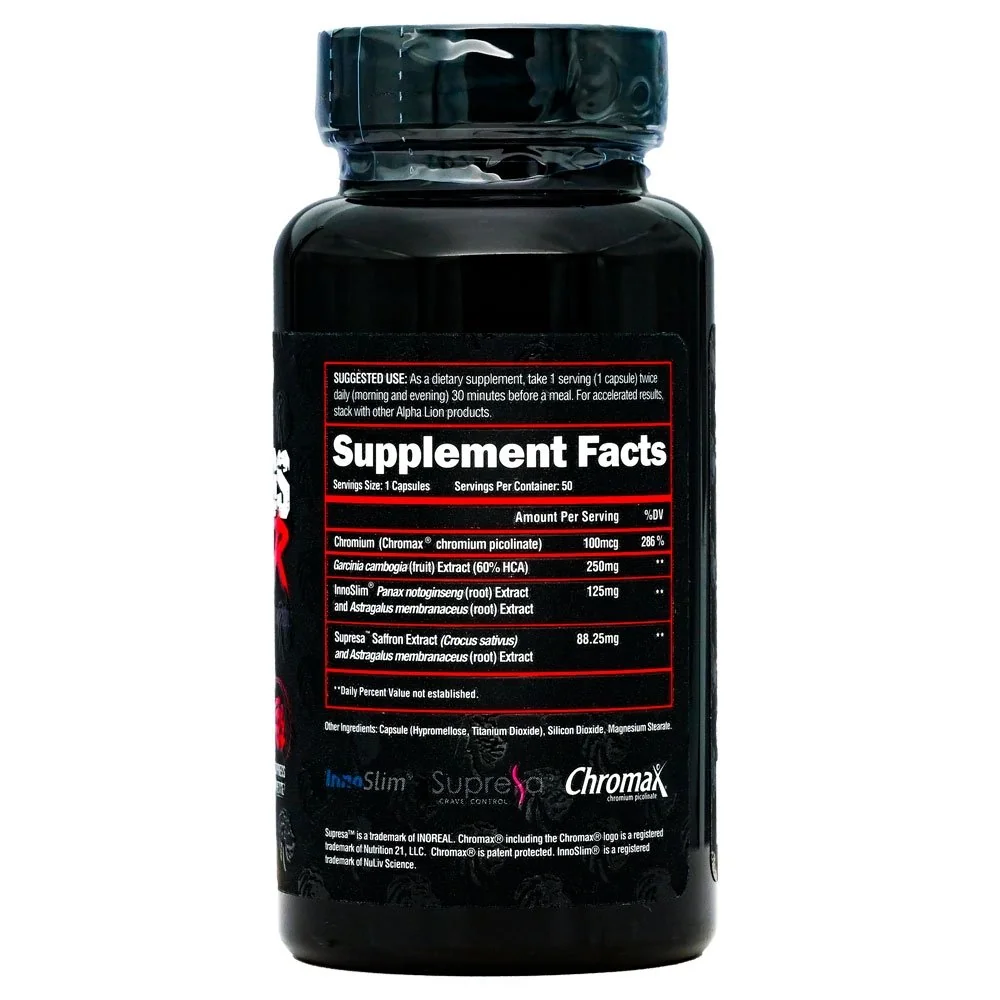 Alpha Lion Cravings Killer - 50 Cápsulas - Controle de Apetite - Imagem 3