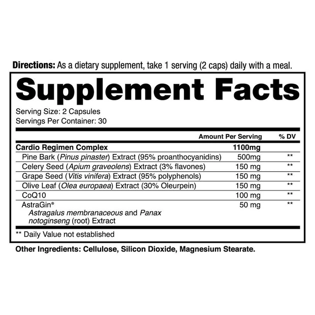 Dragon Pharma Cardio Daily RX 60 cápsulas - Imagem 2