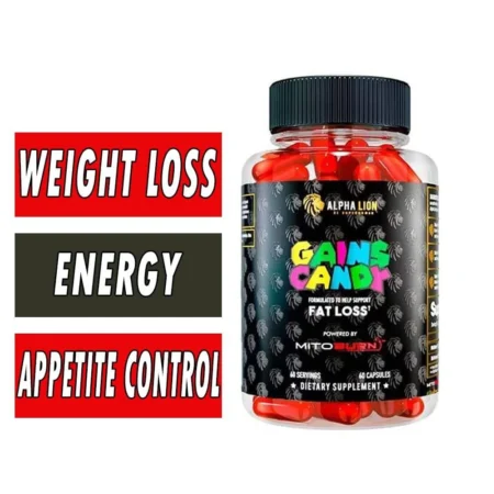 Gains Candy MitoBurn - Alpha Lion - 60 Cápsulas - Perda de Peso
